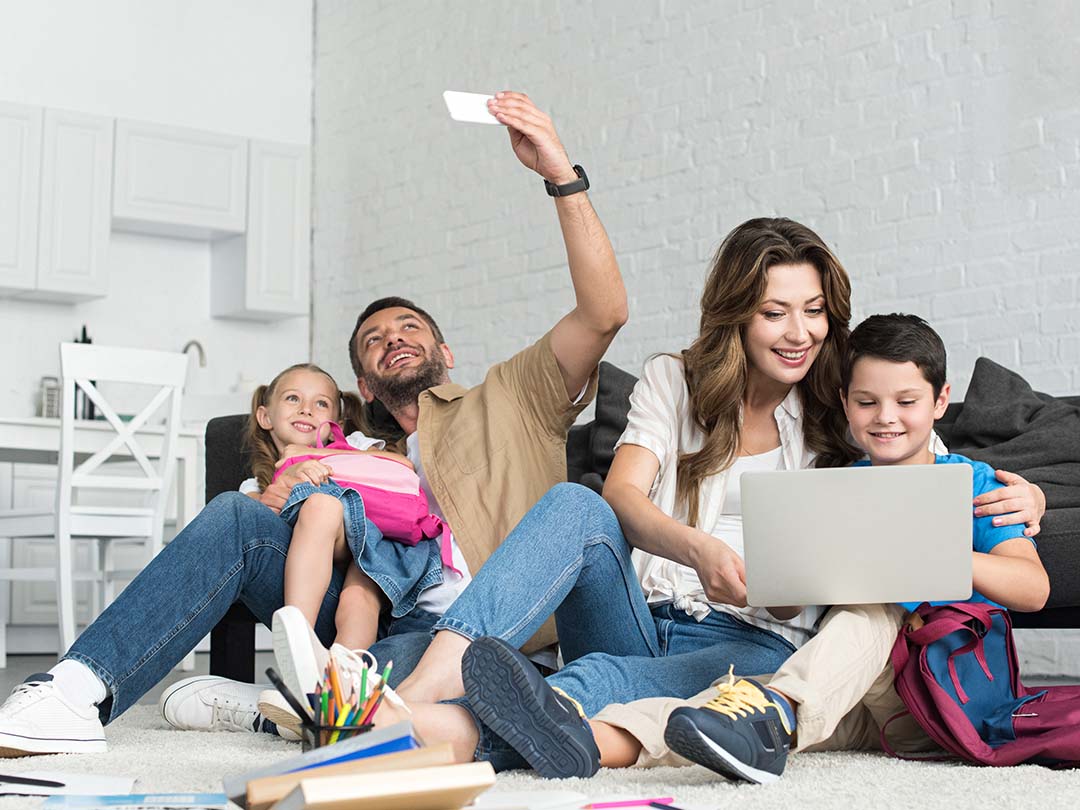ACP - family using devices